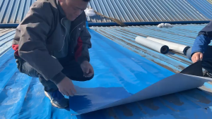 【Ready Stock】Color steel tile waterproof self-adhesive membrane roof leak repair strong butyl waterproof heat insulation waterproof tape sticker