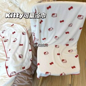 Khăn Tắm Nhanh Khô Thấm Hút Coral Fleece Hoạt Hình Dễ Thương Dùng Trong Gia Đình Khăn Tắm Cho Ký Túc Xá Sinh Viên Khăn Tắm