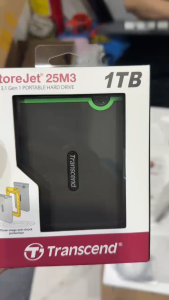 Ổ Cứng Di Động Gắn Ngoài 2.5" Transcend 1TB - Hàng Chính Hãng