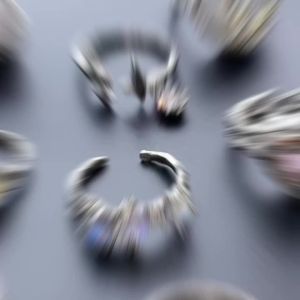 Kpop Retro Gothic Silver Color Heart Metal Ring For Women Girls Vintage Y2k Crystal Open Rings Punk Geometry Rings Party Jewelry