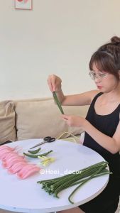 Bó 100 Dây Kẽm Nhung Kẽm Lông Xù Kích Làm Hoa Trang Trí Làm Đồ Handmade Dài 30cm