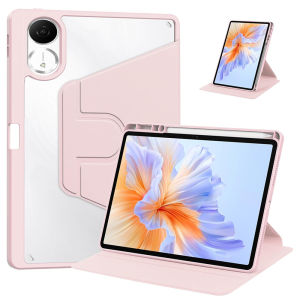 Ốp Lưng Xiaomi Redmi Pad 2 11 Inch Chất Liệu Acrylic 360 Độ ° Vỏ Máy Tính Bảng Trong Suốt Xoay Được Chống Sốc Có Khe Cắm Bút Chống Trầy Xước Dành Cho Xiaomi