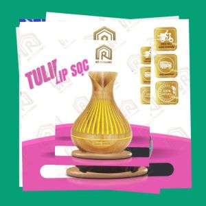 (HCM) Máy Khuếch Tán Tinh Dầu Tulip Xông Hương Thơm Tạo Độ Ẩm Thơm Phòng Kháng Khuẩn - Rô Organic