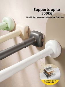 BIREN | Adjustable No-drill Clothes Drying Rod