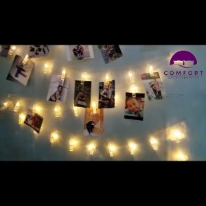 Comfort Hotel Supplies Cross-border Photo Clip Light String Led Creative Photo Wall Decoration