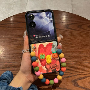 Cute Girl Chain Leather Phone Case for Xiaomi Mixflip Foldable Screen New Fashionable Protective Cover Female Style Anti-Fall