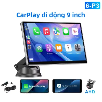 Đầu Phát Đa Phương Tiện MP5 Radio Ô Tô Di Động Hỗ Trợ Carplay Không Dây Android Auto Màn Hình 7/9 Camera Lùi DVR Dành Cho Nissan