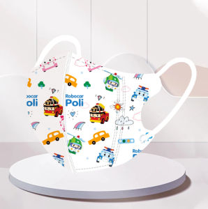 3D Cartoon Dinosaur Disposable Face Masks for Boys And Girls Babies Kids Princess Independent Packaging Love Baby