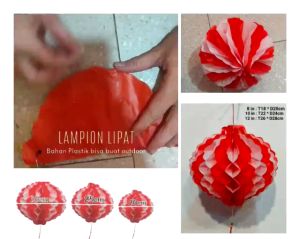 Lampion Tawon Merah Putih 17 Agustus RI Hiasan Gantung HUT RI Dirgahayu Kemerdekaan Indonesia Termurah 17 Agustus Lampion Honeycomb