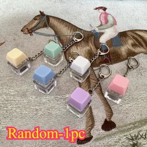 USB Plastic Croaking Frog Duck Keychains with LED Light Fingertip Button Frog Croaking Fidget Funny Keyboard Keyring