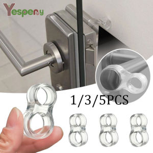 YESPERY 1/3/5pcs Door Stopper Transparent Silica Gel Door Handle Buffer Wall Protection Bumper Walls Furniture Protective