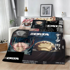 Bandai | T-Tainy Singer D-Data Rapper Music 3D Flannel Blanket Soft Throw Blanket Art For Home Decor Bedroom Bed Sofa Picnic Fans Gifts