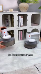 Pet Water Fountain For Cat 3L Wireless Dog Water Dispenser Tilt Cat Dog Water Dispenser
