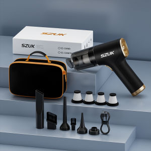 SZUK NEW Powerful Car Vacuum Cleaner Handheld Blower Portable Cleaning Machine Strong Suction Mini Wireless Vacuum Cleaner