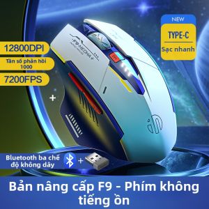 inphic | Chuột Bluetooth Không Dây Đa Chế Độ Sạc Lại Yên Tĩnh