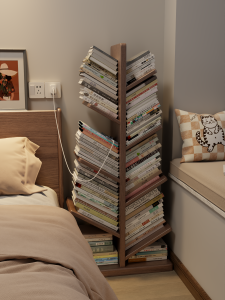 DONGMU | Solid Wood Bookshelf Organizer