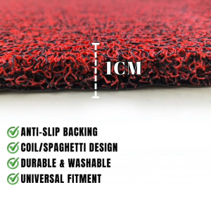 OC 5PCS SET (60cmx1.5cmx300cm) UNIVERSAL NON-SLIP SPAGHETTI CAR COIL MATTING (HIGH QUALITY)