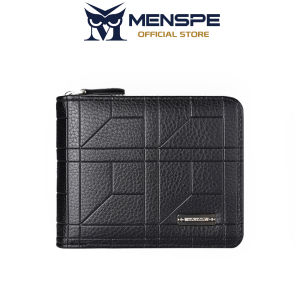 MENSPE Mens Short Wallet Zipper Wallet Soft PU Short Wallet Multi-Functional Wallet Large Capacity Purse Multi-Card Position ID Credit Cards Holders Casual Fashion Bag Business Wallets