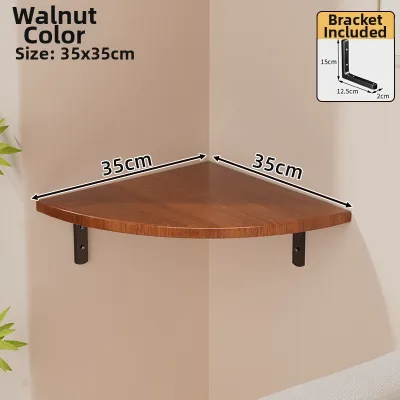 Corner Mounted Shelf Without Drilling Wood
