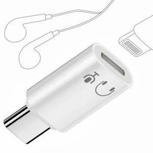 Lightning Female To Type C Audio Headphones Adapter for IPhone 17 16 15 Pro Max IPad MacBook IOS Aux OTG USB C USBC Converter