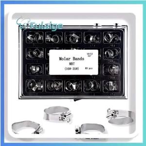Professional 80Pcs Dental Buccal Tube Kit 1st Molar Roth .022" Slot Non-Convertible Bondable Brackets Orthodontic Supplies