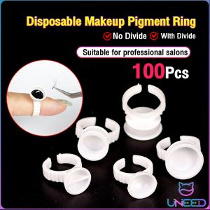 Need. Tattoo Cups Disposable Permanent Makeup Ring Tattoo Ink Eyebrow Lip Tattoo Pigments Holder100pcs
