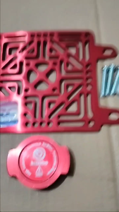 Paket Cover Tutup Radiator HRC Vario Cover Radiator HRC Vario 125 & 150 PCX ADV Aluminium Plus Baut BosHING PNP + Tutup Cap Radiator