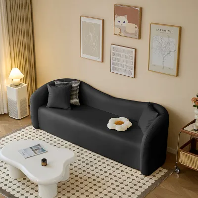 Cloud Sofa Lazy Persons Couch Modern Minimalist Room Small Fabric Couch Casual Living Room Furniture Cream Style Non-Charge