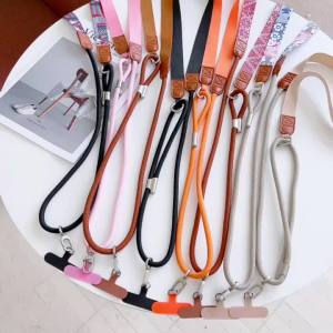 Universal Phone Lanyard with Clip Upgraded Anti-Drop 360° Rotation Adjustable Necklace Crossbody Anti-Lost Strap for iPhone Case