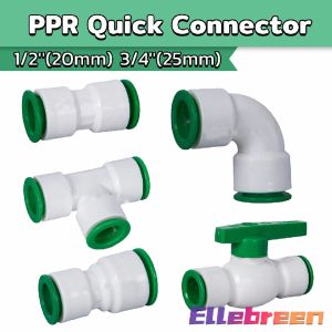 PPR Quick Connectors & Concentric Reducers for Hot & Cold Water Pipe Fittings