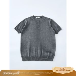 OUMULONG | Stripe Classic Comfortable Men T-Shirt