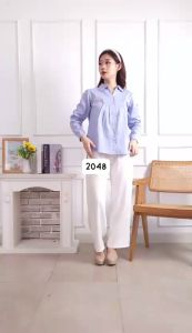 Vioren Atasan Wanita Dewasa Premium Bahan Cotton Yokka One Size