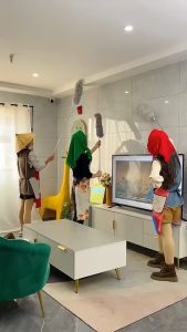 Chổi quét bụi trần nhà chổi quét mạng nhện gấp gọn thông minh chổi quét lau trần nhà Inox- Happy Home 4U