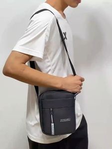 Mens Multifunctional Sling Bag Lightweight Crossbody Shoulder Bag for Travel School Sports Commute