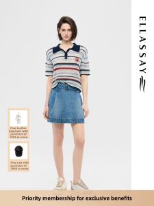 ELLASSAY | Women Denim Half Skirt