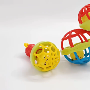 Mainan Kerincingan Bayi Genggam Baby rattle Teether Rattle Stick Mainan Gigitan Bayi Bpa Free bola
