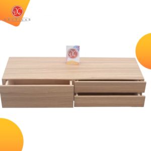 Dections Rak Dinding Ambalan Laci Minimalis Tempel Dinding 60x20cm Meja Rias Kamar 3 Penyimpanan