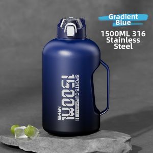 Insulated Sports Water Bottle Large Capacity 2000ml