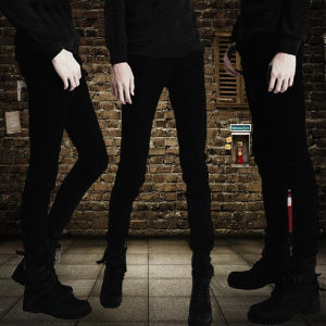 Slim Fit Stretchy Jeans Mens Autumn Spring Style Student Fashion Trend Tight Long Pants Versatile Cotton Thin Denim Jeans
