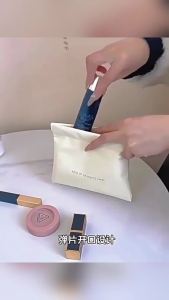 Seeko Cosmetics Storage Bag Automatic Closure Portable Makeup Bag Multipurpose