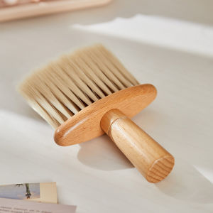 Long Bristle Wooden Dust Cleaning Brush for Office And Home Use Soft Bristle Dust Removal Tool Household Chores Cleaning Tool