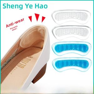 Silicone Anti-Wear Heel Pads Invisible High Heels Leather Shoes Anti-Fall off Shoe Stickers Womens Foot Care Accessories