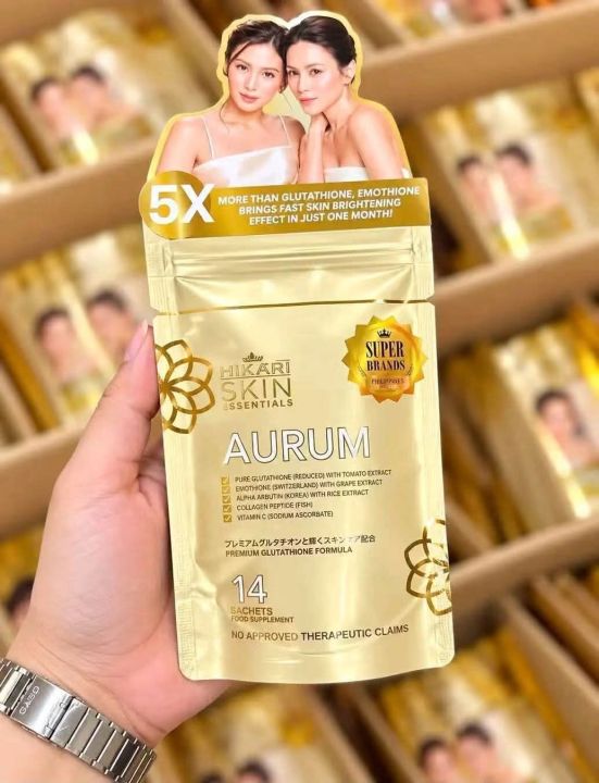 HIKARI AURUM S-ACETYL GLUTATHIONE 30 CAPSULES 5X FASTER WHITENING - Lazada