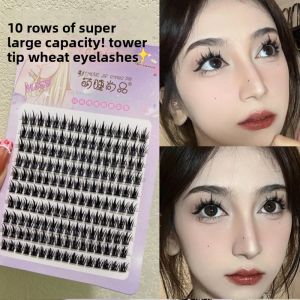 MENGJIESHANGPIN | Natural Looking Devil Single Cluster Fake Eyelashes Thickened Wheat Spike Easy To Use For Any Skin Type Made In China
