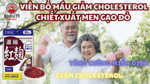 [XẢ DATE 11/2026] VIÊN BỔ MÁU GIẢM CHOLESTEROL CHIẾT XUẤT MEN GẠO ĐỎ (GÓI DÙNG 20 NGÀY)