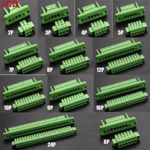 Bộ Đầu Nối Khối Đấu Nối JCD Có Thể Cắm Được Khoảng Cách Chân 3.81mm Nhiều Kích Cỡ 2P-24P Mã JM15EDGKM Dùng Cho Kết Nối Điện.