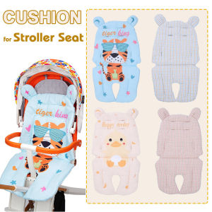 Baby Stroller Seat Cushion Toddler Stroller Seat Mat Cotton Breathable Prams Cart Mat Soft Mattress Toddler Seat Pad