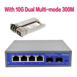 2.5Gb Switch 4 Port 2.5G Unmanaged Network Switch with 2 Port 10GbE SFP+ Slot Home Setup Ethernet Switch Plug EU PLUG