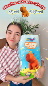 (2 gói tặng khăn ướt) Tã quần Baby Love Capy - Bỉm quần thiết kế chữ T chống tràn khô thoáng đủ size cho bé từ 6kg đến 35kg