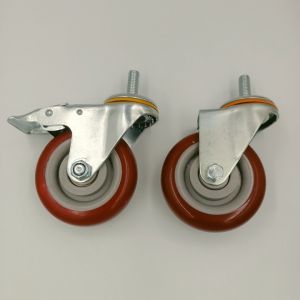 Bánh xe PP phi 100mm cọc vít xoay xoay khóa Bánh Xe Không Khóa Cho Tải Trọng 150-250Kg Bánh Xe Có Khóa Xoay Cho Thiết Bị Vận Chuyển - Lazada